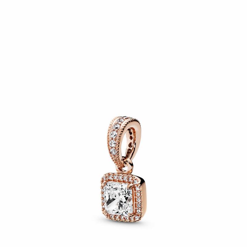 Pandora Rose™ Timeless Elegance Pendant Ireland - Pandora Rose/Cubic Zirconia - 967208KYM